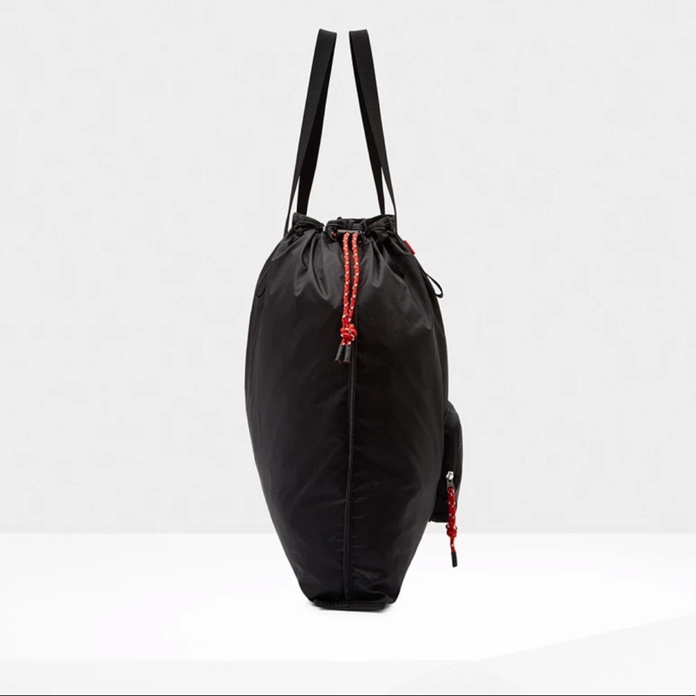 NWT Hunter Original Packable Tote in Black - Picture 3 of 3